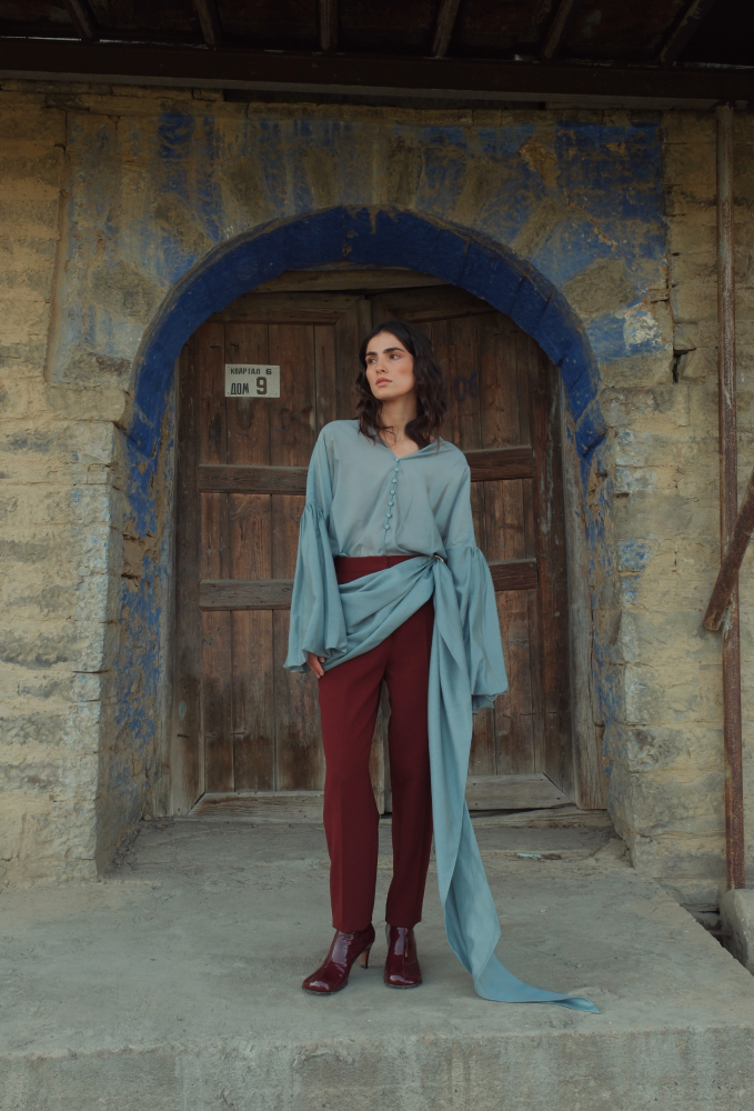 Пояс со шлейфом