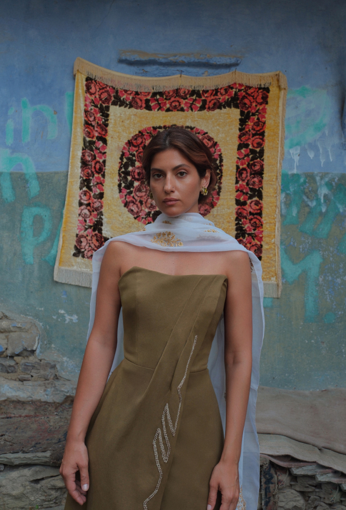 Платье корсетное "золотошитье"